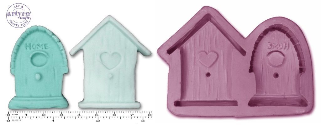 Birdhouses Silicone Mold