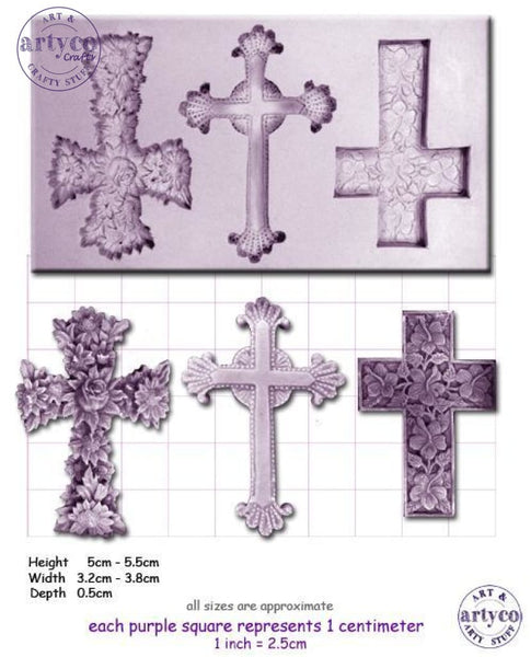 Crosses Silicone Mold