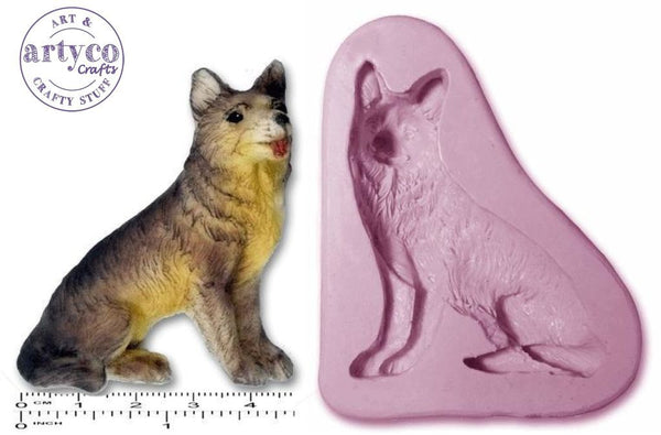 Dog Alsation / German Shepherd Silicone Mold