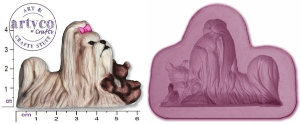 Dog Lhasa Apso Silicone Mold