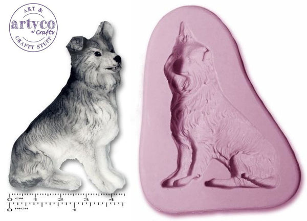 Dog Sheepdog Silicone Mold