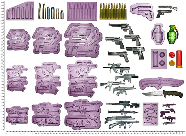 GUNS #1, #2, #3, mini & Rifle & Pistol