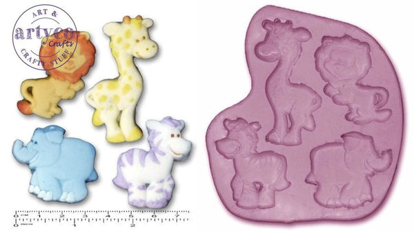 Nursery Animals Single Silicone Mold