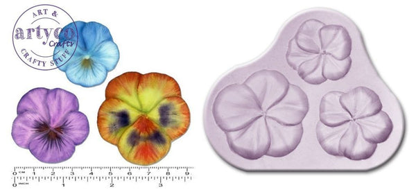 Pansies Silicone Mold