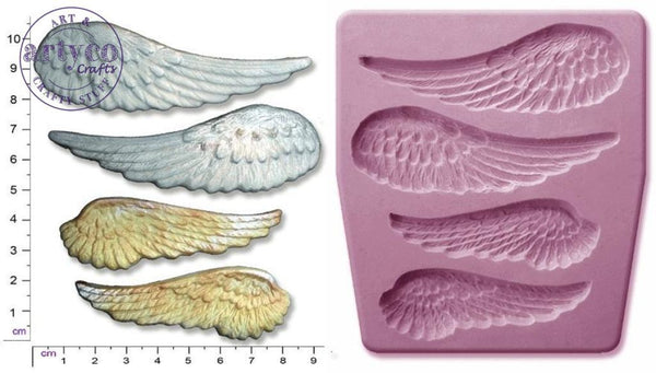 Steam Punk Angel WingsLarge / Single Silicone Mold