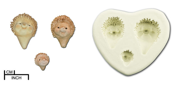 Animal Heads. Hedgehogs