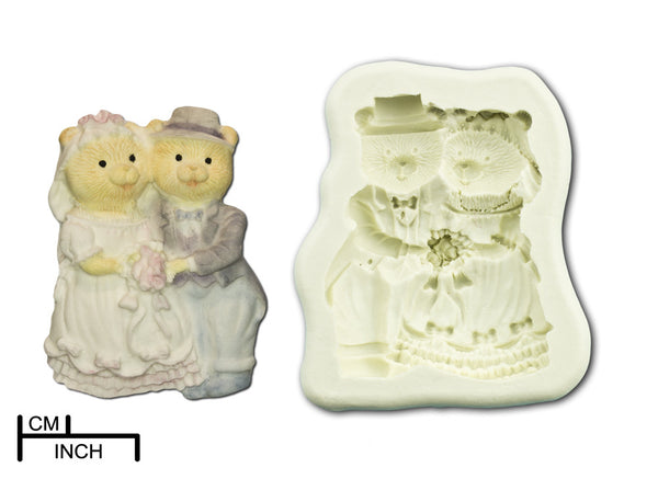 Teddy Bride and Groom